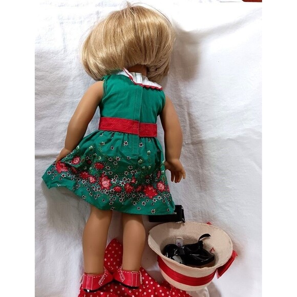 American Girl Doll Kit Kitteridge 18" 2 Outfits & Accessories Reporter - Picture 9 of 9